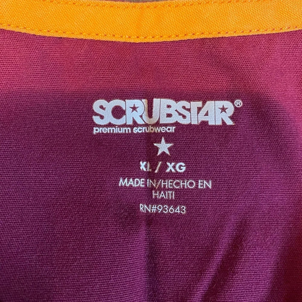 Scrubstar scrubs - Burgundy, Plum, and Gray - Picture 3 of 13